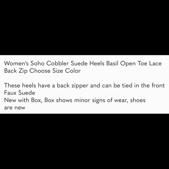 Soho cobbler basil black chunky heel shoes - Picture 5 of 5
